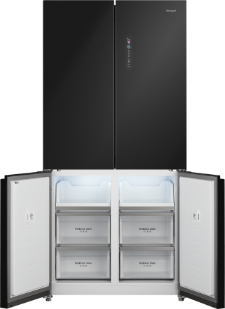     Weissgauff WCD 510 Built-in Inverter NoFrost Black Glass
