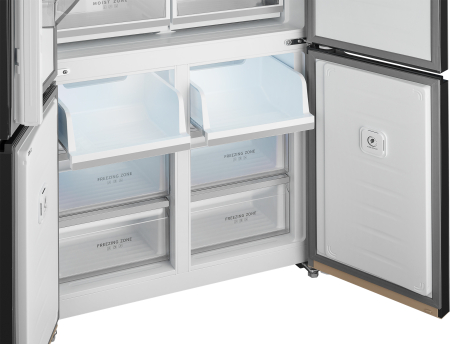    Weissgauff WCD 510 Built-in Inverter NoFrost hampagne Glass
