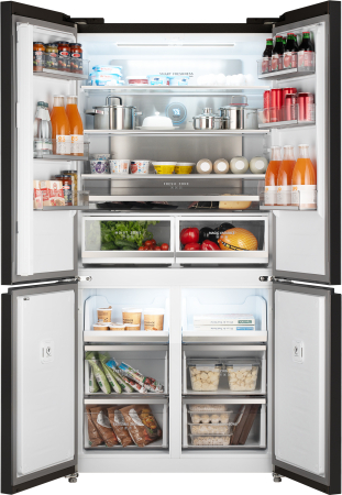     Weissgauff WCD 510 Built-in Inverter NoFrost Dark Inox