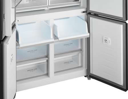     Weissgauff WCD 510 Built-in Inverter NoFrost Dark Inox