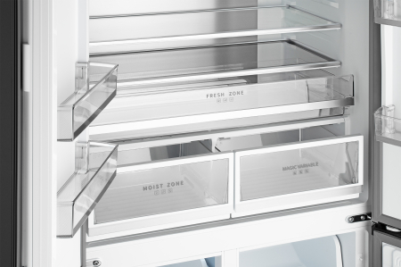     Weissgauff WCD 510 Built-in Inverter NoFrost Dark Inox