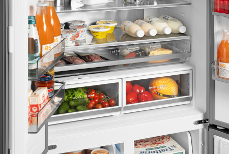     Weissgauff WCD 510 Built-in Inverter NoFrost Dark Inox