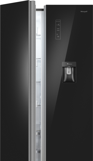 WSBS 590 Inverter NoFrost Water Dispenser Black Glass (121743)