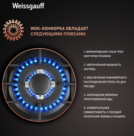   Weissgauff HGG 451 BFh Nano Matt Glass