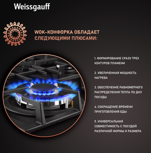 �������� ������ Weissgauff HGG 641 BV Nano Matt Glass
