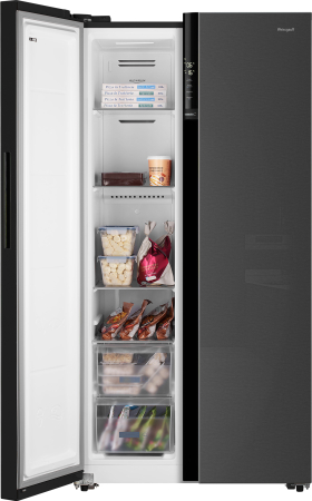     Weissgauff WSBS 600 NoFrost Inverter Inox Glass