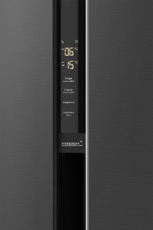     Weissgauff WSBS 600 NoFrost Inverter Inox Glass