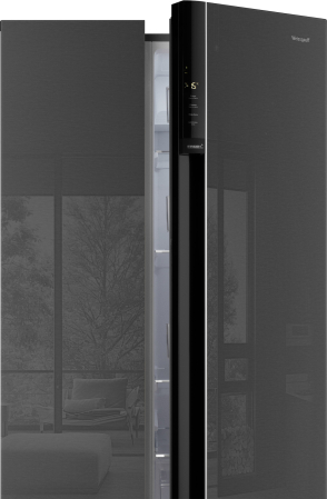     Weissgauff WSBS 600 NoFrost Inverter Inox Glass
