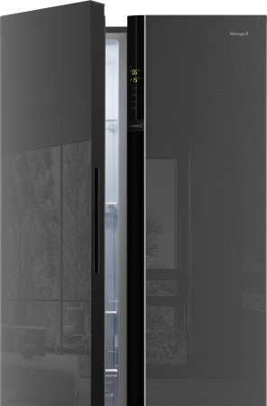     Weissgauff WSBS 600 NoFrost Inverter Inox Glass