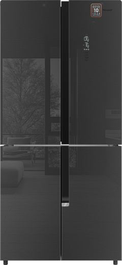 ��������������� ����������� � ���������� Weissgauff WCD 450 Inox Glass NoFrost Inverter 