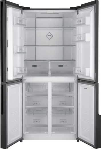 ��������������� ����������� � ���������� Weissgauff WCD 450 Inox Glass NoFrost Inverter 