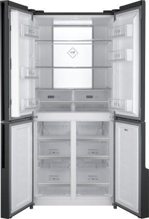     Weissgauff WCD 450 Inox Glass NoFrost Inverter 