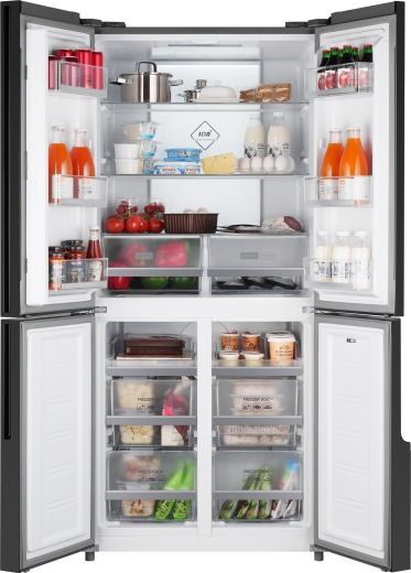 ��������������� ����������� � ���������� Weissgauff WCD 450 Inox Glass NoFrost Inverter 