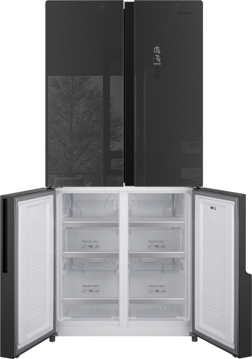 ��������������� ����������� � ���������� Weissgauff WCD 450 Inox Glass NoFrost Inverter 