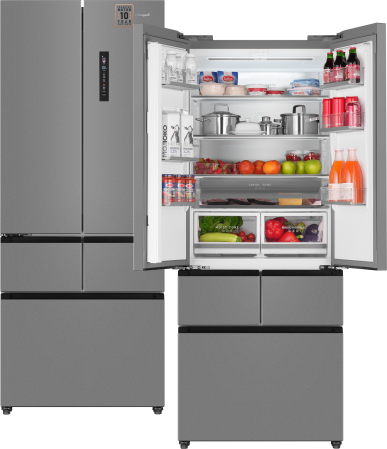   Weissgauff WFD 450 Built-in Inverter NoFrost Inox