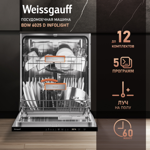 ������������ ������������� ������ � ����� �� ���� Weissgauff BDW 6025 D Infolight