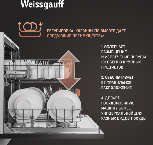 ������������ ������������� ������ � ����� �� ���� Weissgauff BDW 6025 D Infolight
