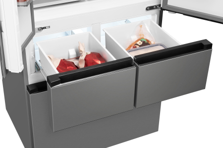   Weissgauff WFD 450 Built-in Inverter NoFrost Inox