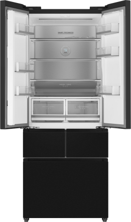   Weissgauff WFD 450 Built-in Inverter NoFrost Dark Inox