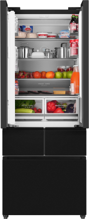   Weissgauff WFD 450 Built-in Inverter NoFrost Dark Inox