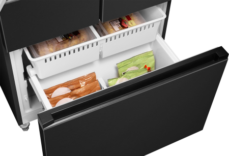   Weissgauff WFD 450 Built-in Inverter NoFrost Dark Inox