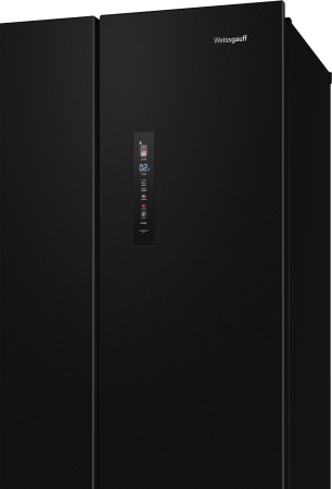   Weissgauff WFD 450 Built-in Inverter NoFrost Dark Inox