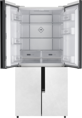     Weissgauff WCD 450 White Rock Glass NoFrost Inverter