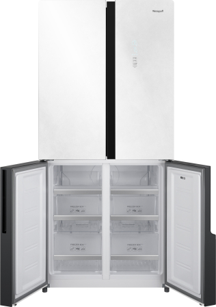     Weissgauff WCD 450 White Rock Glass NoFrost Inverter