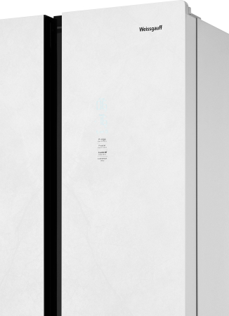    Weissgauff WCD 450 White Rock Glass NoFrost Inverter