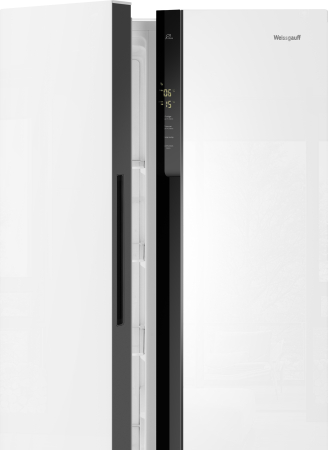     Weissgauff WSBS 500 Inverter NoFrost White Glass 