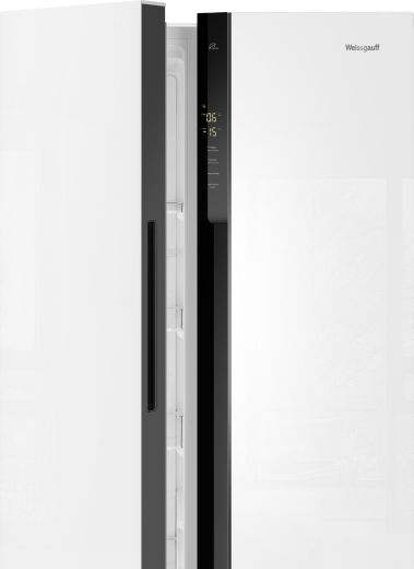 ��������������� ����������� � ���������� Weissgauff WSBS 500 Inverter NoFrost White Glass 