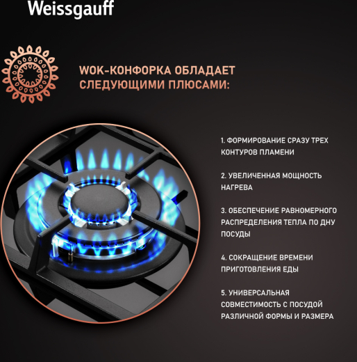 �������� ������ Weissgauff HGG 649 BGRG