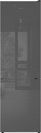   Weissgauff WRK 195 D Full NoFrost Bru Steel Glass
