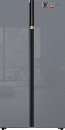     Weissgauff WSBS 590 NoFrost Inverter Premium Dark Grey Glass