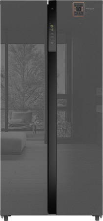     Weissgauff WSBS 500 Inverter NoFrost Bru Steel Glass