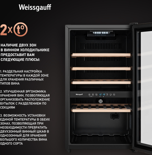 ������ ����������� Weissgauff WWC-49 DB DualZone