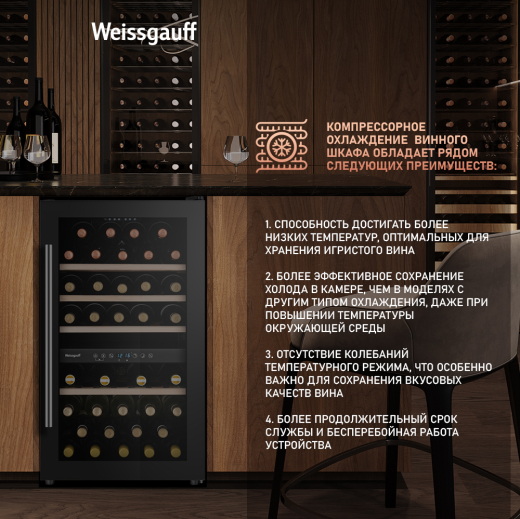 ������ ����������� Weissgauff WWC-49 DB DualZone