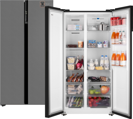     Weissgauff WSBS 600 NoFrost Inverter Bru Steel Glass