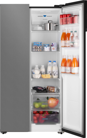     Weissgauff WSBS 600 NoFrost Inverter Bru Steel Glass