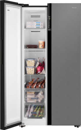     Weissgauff WSBS 600 NoFrost Inverter Bru Steel Glass