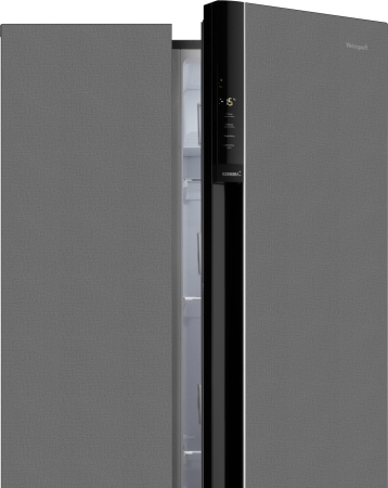     Weissgauff WSBS 600 NoFrost Inverter Bru Steel Glass