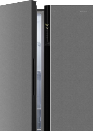     Weissgauff WSBS 600 NoFrost Inverter Bru Steel Glass