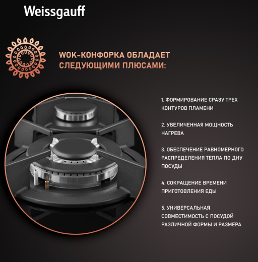 �������� ������ Weissgauff HGG 640 BG Nano Glass