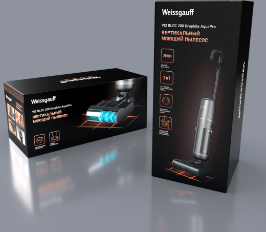 ������������ ������������ ������� ����� � ������� ������ (2 � 1) Weissgauff V13 BLDC 200 Graphite AquaPro