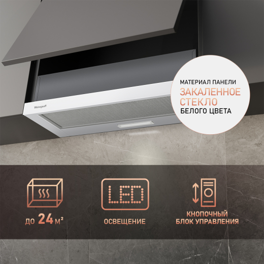 �������� ������������ �������  Weissgauff TEL 06 2M WH