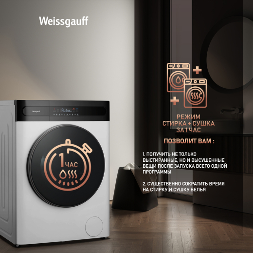 ���������� ������ � ������, ���������� � ����� Weissgauff WMD 49411 DC Inverter Steam
