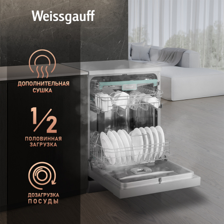    -   Weissgauff DW 6138 Inverter Touch Inox