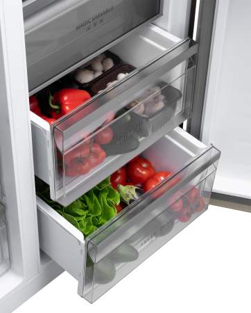     Weissgauff WSBS 1036 Inverter NoFrost Premium hampagne Glass