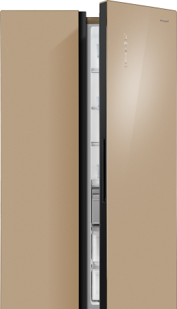     Weissgauff WSBS 1036 Inverter NoFrost Premium hampagne Glass