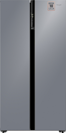     Weissgauff WSBS 600 NoFrost Inverter Dark Grey Glass